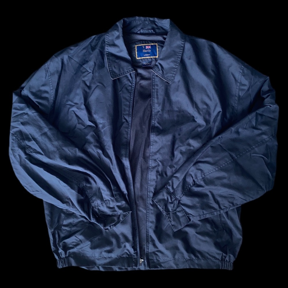 T. Harris Mens’ Vintage Blue Jacket Size Large
